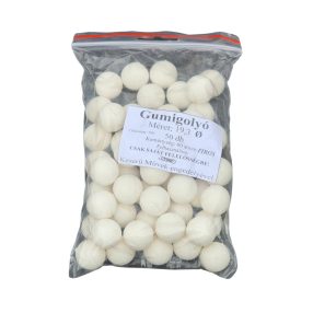 Gumigolyó 19,3 mm 4,4g fehér 50-55 shore