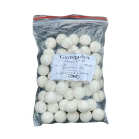 Gumigolyó 18 mm  3,8g fehér 50-55 shore
