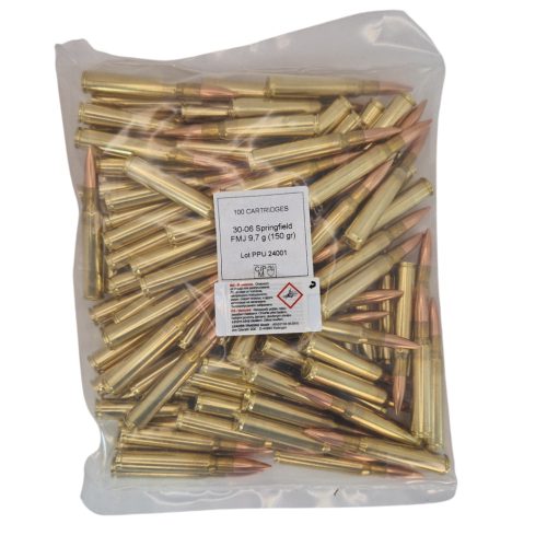 30-06 Partizán VM-FMJ 9,7g/150gr( 100db-os csomagban) (A-094B)