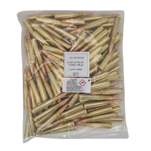 8x57 JS Partizán VM-FMJ BT 12,85 g/198 gr( 100db-os csomagban)