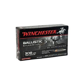 308 Win. Winchester Ballistic Silvertip 10,9g/168gr
