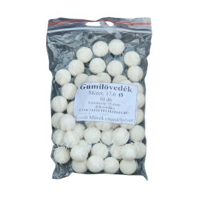 Gumigolyó 17,6 mm 3,2g fehér 50-55 shore