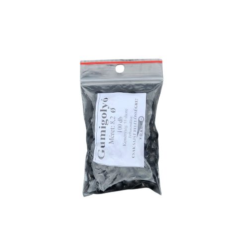Gumigolyó  8,2 mm 0,3g fekete 50-55 shore