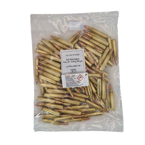 223 Rem. Partizán VM-FMJ BT 3,56 g/55 gr( 100db-os csomagban)(A-188B)