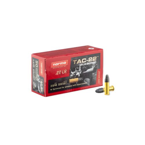 .22 LR Norma Tac-22 Subsonic 2,6g/40gr