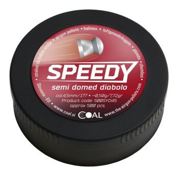 4,5 mm Coal Speedy 0,50g/7,72gr        lencse ( 500 db)