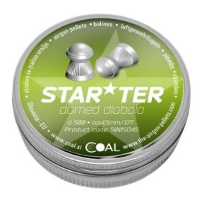   4,5 mm Coal Starter Domed diabolo 0,52g/8,02gr lencse ( 500db )