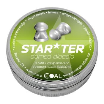 4,5 mm Coal Starter Domed diabolo 0,52g/8,02gr lencse ( 500db )