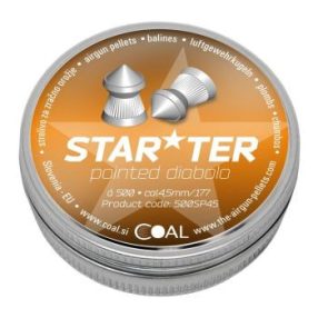   4,5 mm Coal Starter Pointed diabolo hegyes 0,52g/8,02gr ( 500db )