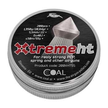5,5 Coal Xtreme HT 1,350g/20,84gr hegyes ( 200 db)