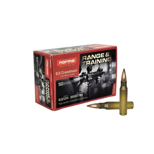 6,5 Creedmoor Norma FMJ Range&Training  8,0g/124gr