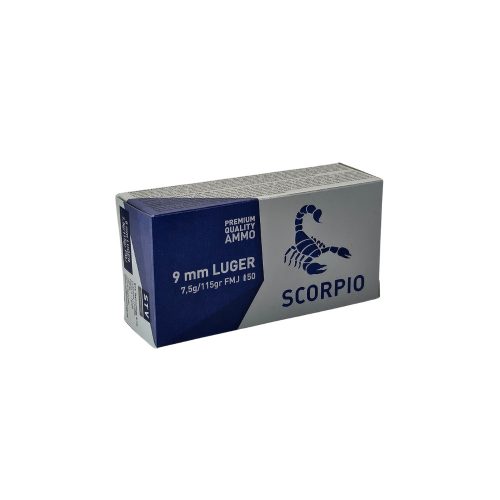 9 mm Luger Scorpio FMJ 7,5g/115gr